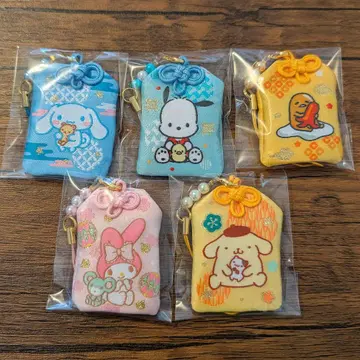 산리오 시크릿 부적풍 스트랩 5개 세트