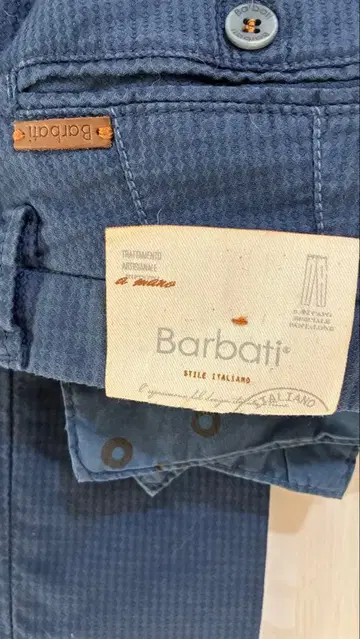 Barbati 네이비 계열 치노 팬츠 50