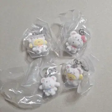 메지루시 액세서리 폭신폭신 스노우 헬로키티 폼폼푸딩 시나모롤