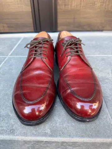 오츠카 제화 최고급 M5-1504 외날개 U칩 버건디