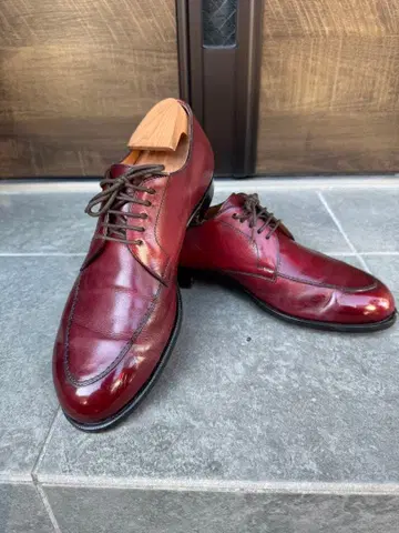 오쓰카 제화 M5 - 1504 외날개 U팁 버건디