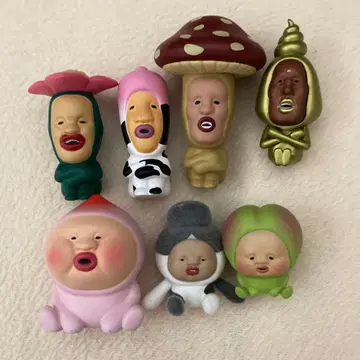 컬러풀 마스코트 피규어 세트