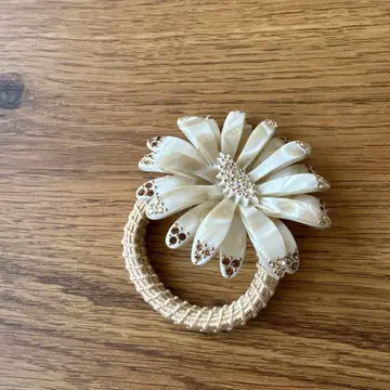 acca 머리끈 화이트