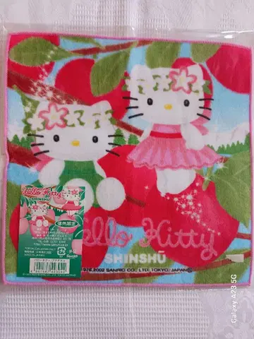 지역 한정 키티 신슈 한정 사과 미니 타월