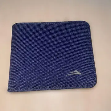 네이비 캔버스 접이식 지갑