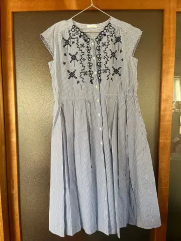 EL MIDAS 슬리브리스 드레스 파랑