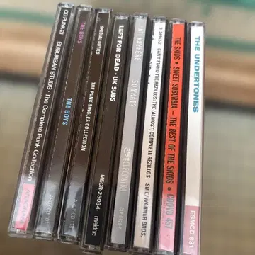 PUNK CD 8장 세트 초기 펑크 The Boys