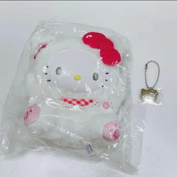 산리오 헬로키티 파인 페이스 캣 키링 인형옷