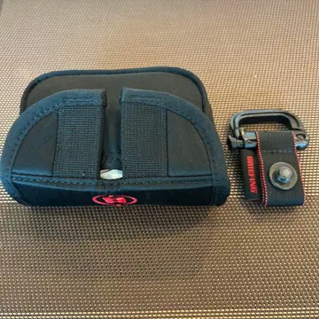 (미사용품) BRIEFING 퍼터용 골프헤드커버 블랙