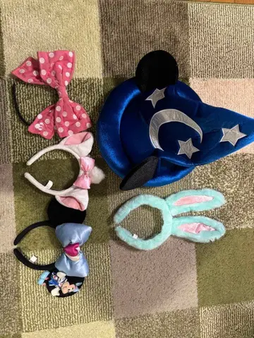 디즈니 머리띠 모자 5종 세트