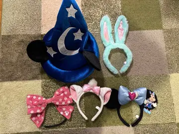 디즈니 머리띠 모자 5종 세트