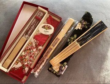 핑크하우스 부채 3점