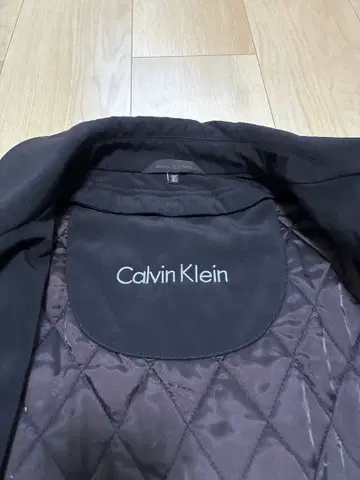 캘빈 클라인 블랙 코트 M