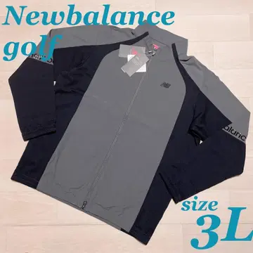 뉴발란스 골프 스트레치 맨투맨 풀 집업 블루종