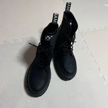 NO NAME 블랙 하이컷 부츠 37