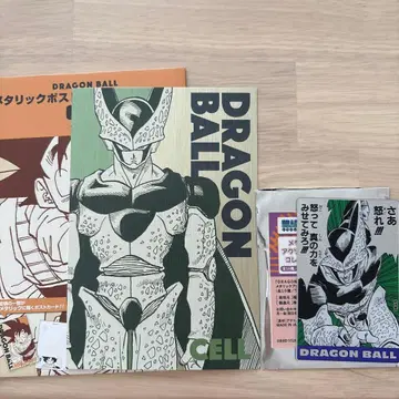 드래곤볼 40주년 기념 페어 셀 메탈릭 엽서, 아크릴 카드 세트