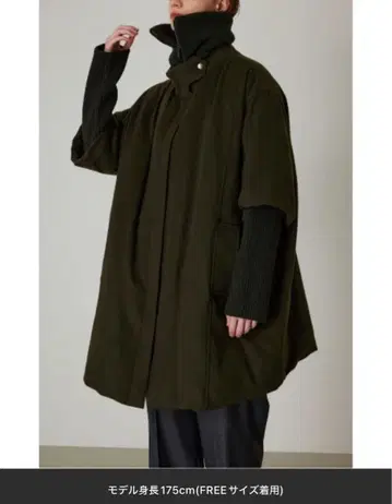 [ RIM.ARK ] 사이드백 다운 콤비네이션 코트