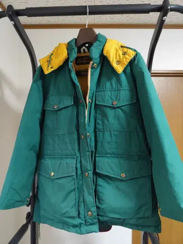 70s 80s 블랙 택 EDDIEBAUER 구스 다운 에디바우어