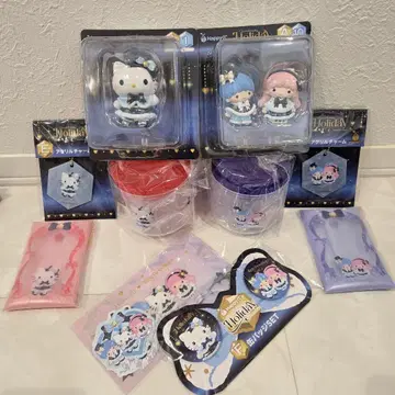 산리오 해피 복권 A상 피규어 헬로키티 키키라라 캐니스터