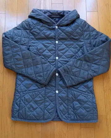 LAVENHAM 퀼팅 자켓 38 M 차콜 그레이