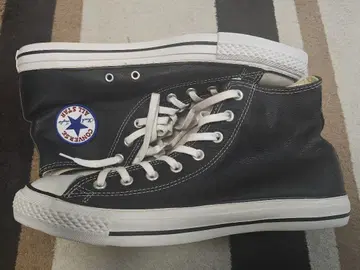 컨버스 올스타 29cm 가죽 블랙 해외판