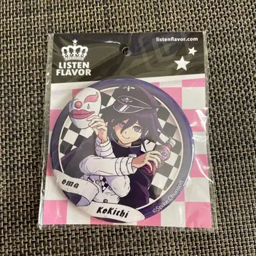 뉴 단간론파 V3 LISTEN FLAVOR 오마 코키치 캔뱃지