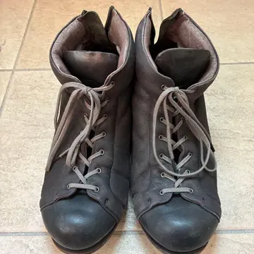 devoa 가죽 하이컷 부츠 지퍼 포함 42