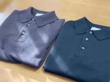 유나이티드 애로우즈 울 100% 니트 브라운 블랙 사이즈 M