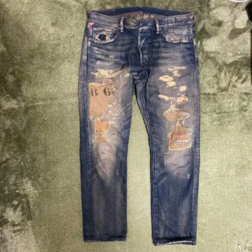 이번 주말까지 가격! 데님&서플라이 랄프 로렌 리메이크 가공 데님 청바지