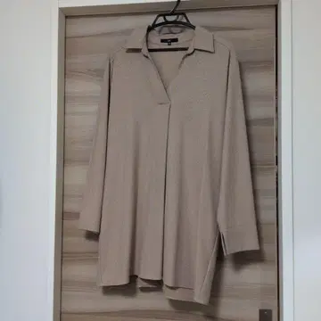 라에프 la.f - 베이지 긴팔 셔츠 튜닉 M 사이즈