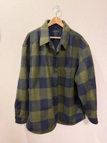 UNIQLO 오버 셔츠 자켓 체크 무늬 4XL