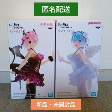 리제로 Re: 제로부터 시작하는 이세계 생활 라무 악마 렘 천사 피규어