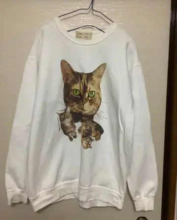 77circa/ObyO 미즈카와 아사미 씨의 고양이 Nico 맨투맨