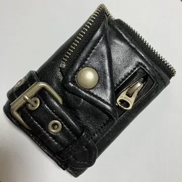 [ beautiful people ] 라이더 자켓형 3단 폴더형 키케이스