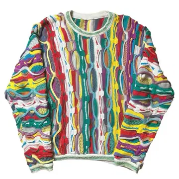 [ 레어 컬러 ] 90's COOGI 3D Knit 쿠지 호주산