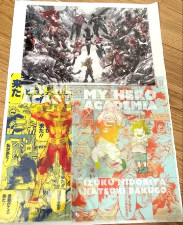 나의 히어로 아카데미아 원화전 클리어 파일 3장 세트