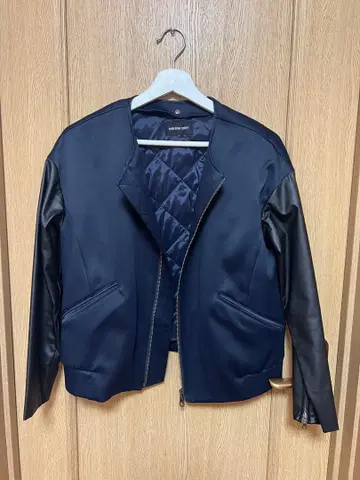 메이슨 그레이 블루종 가죽 자켓 라이더 M 새상품급