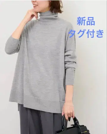 새상품 저널 스탠다드 리룸 BiellaYarn 와이드 터틀넥