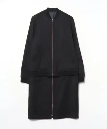 집업 롱 블루종