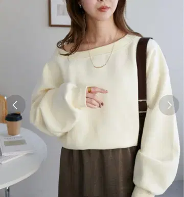 [ 택 포함 새상품 ] 속기모 원숄더 맨투맨