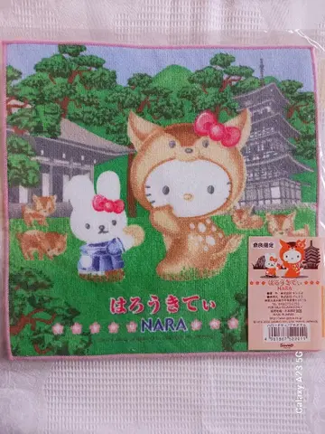 지역 한정 키티 나라 사슴 미니 타월