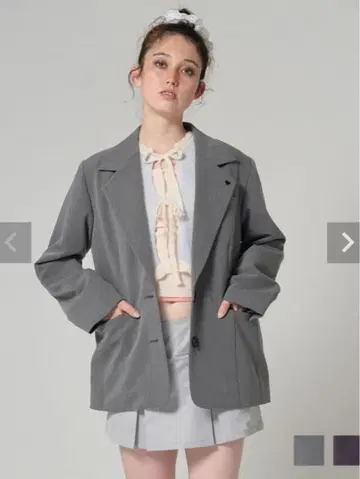 [ 완판 ] 티나 조준 테일러드 자켓 하트 자수