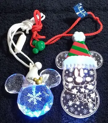 디즈니 크리스마스 라이트 도쿄 디즈니 리조트 펜던트 라이트 [하자품]