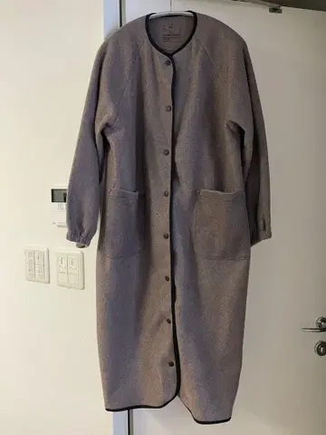 [ 완판템 ] 무인양품 매끄러운 플리스 롱 가디건 S