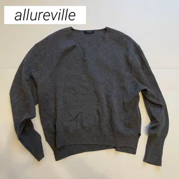 새상품급 알아바일 23AW 울 스무스 V넥 풀오버 M