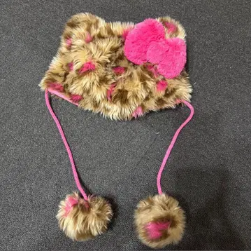 유니버설 팬캡 레오파드 무늬 헬로키티 레어