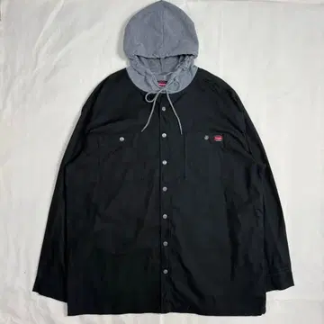 Wrangler 덕지 커버올 후드 부착 XL 블랙 안감 부착