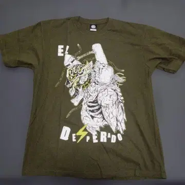 엘 데스페라도 x 하야시다 타마 콜라보 T셔츠 다크 그린 사이즈 XL