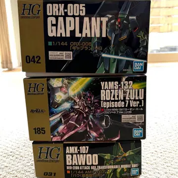 HGUC 갸플란/로젠즈울 ep7/바우 양산형 건담 프라모델 3종 세트