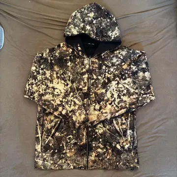 GU 자작 리얼트리 지퍼 후드티